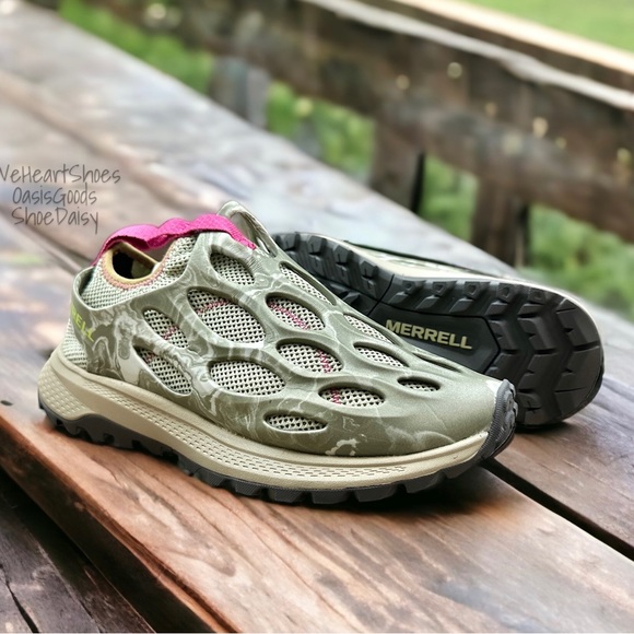 NIB Merrell Hydro Runner Water Trail Hiking Shoes Sneaker Lichen - Picture 3 of 14